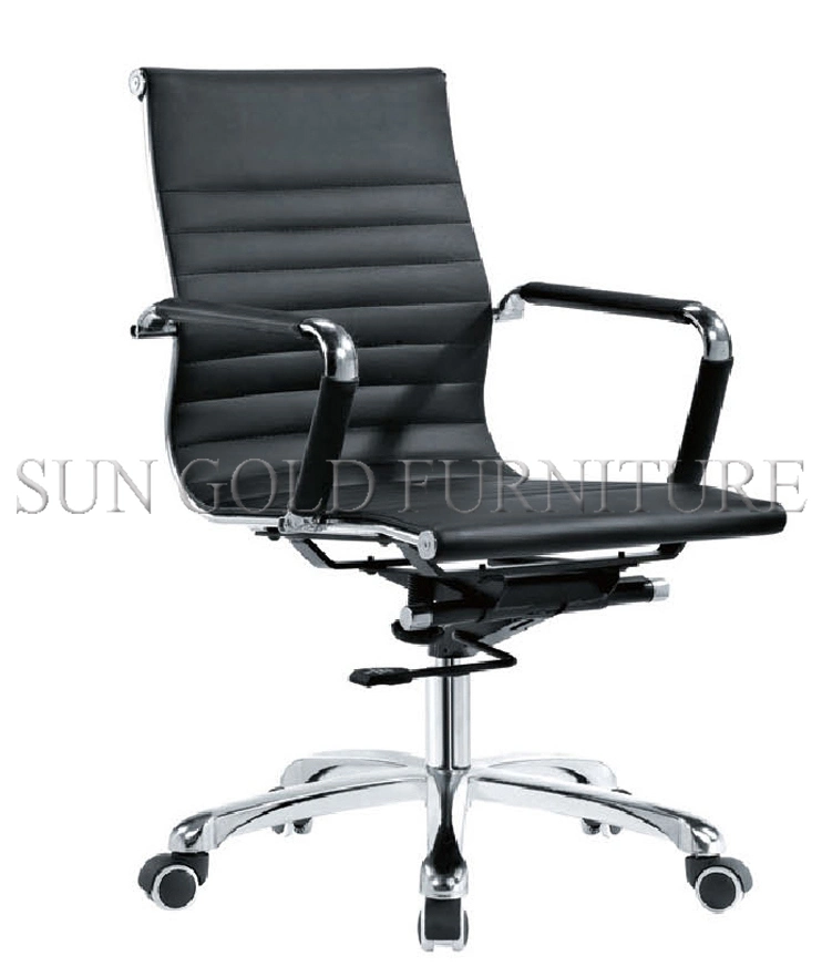 Foshan High Back PU Leather Swivel Chair Factory Leather Office Chair