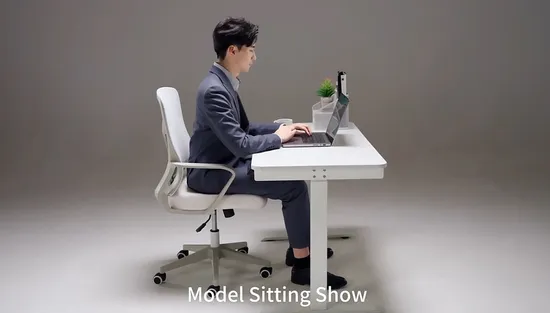 Low Price Factory Wholesale Conference Furniture Mesh Staff Office Chair Without Wheels 
