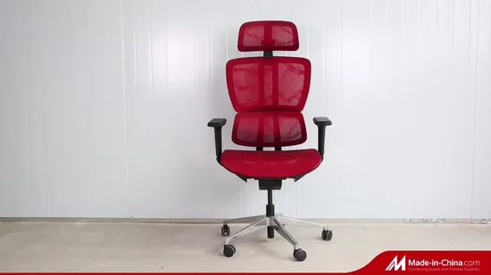 Wholesale High Quality Comfortable Home Luxury Professional Modern Desk Fabric Boss Black Swivel Ergonomic Executive Office Rotating Mesh Chair with Armrest 