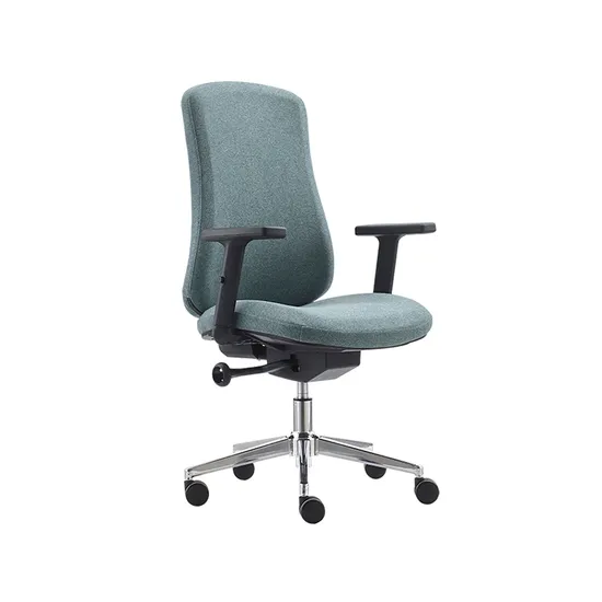 High Back Adjustable Executive Swivel Lift Ergonomic Fabric Office Chair 
