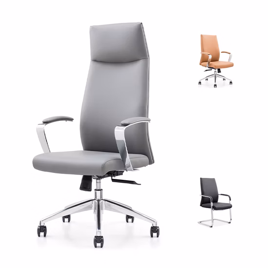 Variety Styles Ergonomic Customizable Luxury Leather Executive Office Chairs 