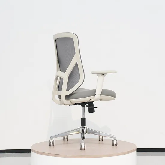 Heavy Duty High Back Home Designer Medical Clerk Office Chair Wholesale China Grey Frame MID Back Mesh Fabric Chair Office Manager Furniture 
